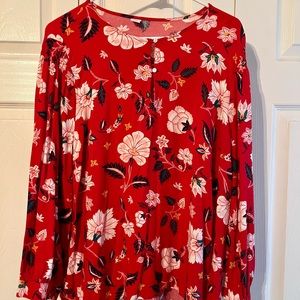 Old Navy Floral Peasant Top